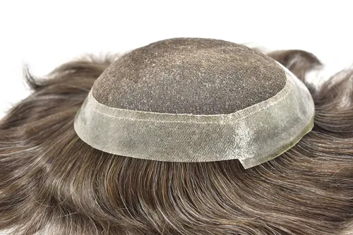 Miniatura 12 de Peluca de cabello virgen Remy de encaje francés para hombre, peluca de cabello humano real negro Australia