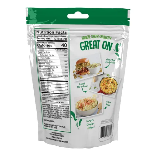 Miniatura 3 de Fresh Gourmet Trío de ingredientes para ensaladas, envolturas, verduras, hamburguesas, sándwiches y aperitivos, adornos crujientes para ensaladas