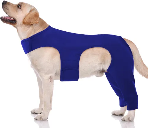 Miniatura 12 de ROZKITCH Manga para Pata Trasera de Perro para Pata Derecha e Izquierda, Protector de Codo Ajustable para Mascotas que Previene Lamer Heridas, Manga