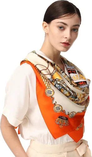 Miniatura 2 de Grace Scarves - Bufandas 100% de seda, extragrande y XX-grande