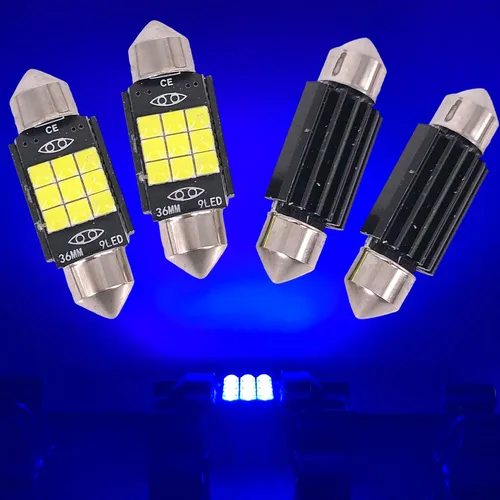 Miniatura 11 de SOCAL-LED - Bombilla LED de 0.157 x 1.220 in de Canbus Super Bright 3030 Chipset para interior de coche, luz de cúpula DE3175, luz de mapa, azul
