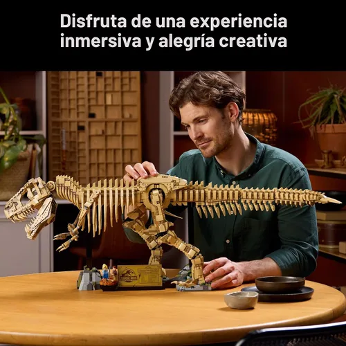 Miniatura 3 de LEGO Jurassic World Dinosaur Fossils: Tyrannosaurus Rex - Juego de construcción para adultos, mayores de 18 años, regalo de dinosaurio para amantes