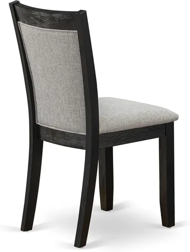 Miniatura 11 de East West Furniture DMMZ5-AB6-06 - Juego de mesa de comedor de 5 piezas para 4 personas, incluye una mesa de cocina redonda con Dropleaf y 4 sillas