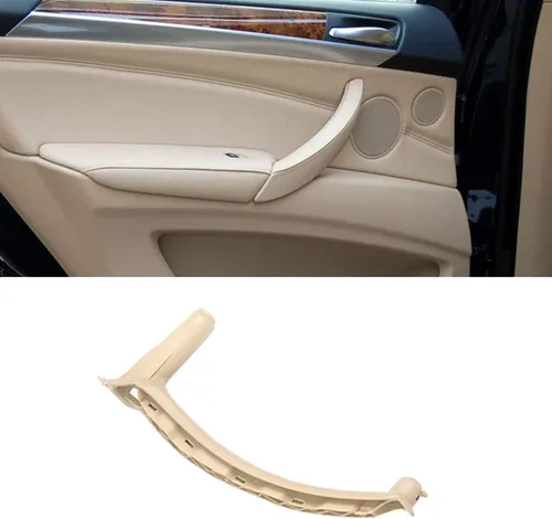 Miniatura 10 de TTCR-II Compatible con 2007-2013 BMW X5 cubierta para manija de puerta X6 2008-2014, 3 piezas de cubierta interior de manija de puerta beige para X5