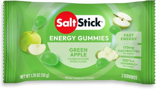 Miniatura 13 de SaltStick Gomitas energéticas con electrolitos, paquete variado, gomitas de electrolitos fáciles de masticar, masticables energéticos que saben muy
