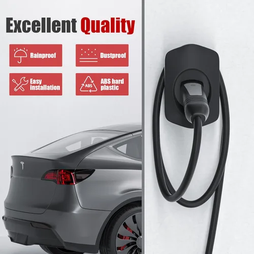 Miniatura 2 de Soporte para cargador Tesla, organizador de cables de carga, apto para modelo 3/Y/S/X NACS Soporte de vehículo eléctrico y accesorios para caja
