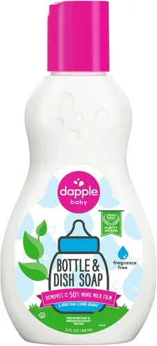Miniatura 17 de Repuesto para líquido para lavar platos y botellas de bebé Dapple, sin fragancia, 34 onzas líquidas, DP-035B, 2
