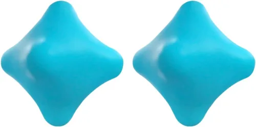 FOMIYES Pelota de masaje 2pcs bola de masaje para ejercicio, cuello, fitness, pies, pies de silicona