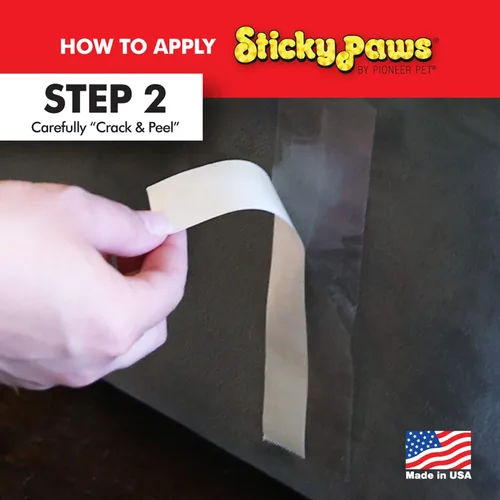 Miniatura 3 de Bandas de control de arañazos Sticky Paws, normal, Transparente