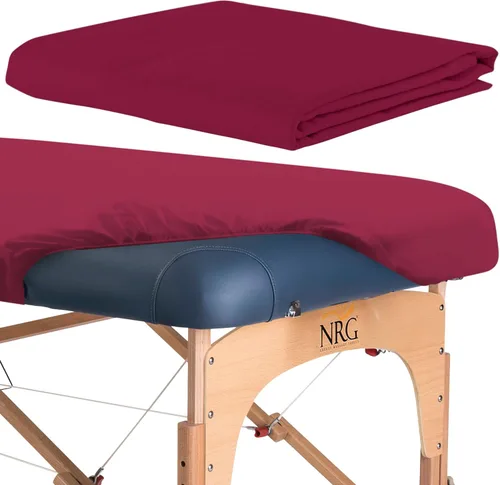 Miniatura 12 de NRG - Sábanas planas de masaje de franela de lujo – Ropa de cama de masaje 100% franela de algodón – 160 GSM, 200 hilos – Algodón suave de doble