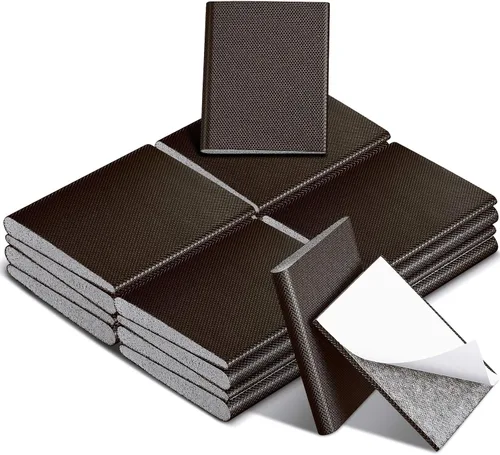 Zonon 64 piezas de sello de esquina de puerta, burletes para marco de puerta exterior, tapones adhesivos para esquinas para burletes y protección