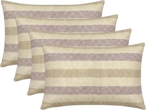 Miniatura 43 de RSH DECOR: Sunbrella - Juego de 4 almohadas lumbares, 20 x 12 pulgadas, tela de rendimiento resistente al agua y a la decoloración, fundas