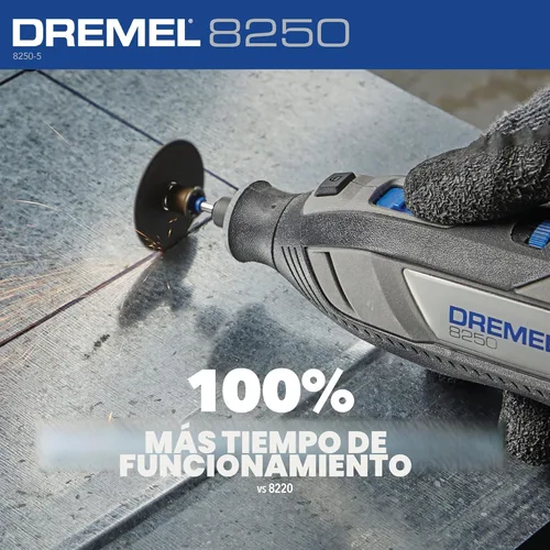 Miniatura 6 de Dremel 8250-5 Herramienta rotativa inalámbrica de velocidad variable de iones de litio de 12V con motor sin escobillas - 5 accesorios