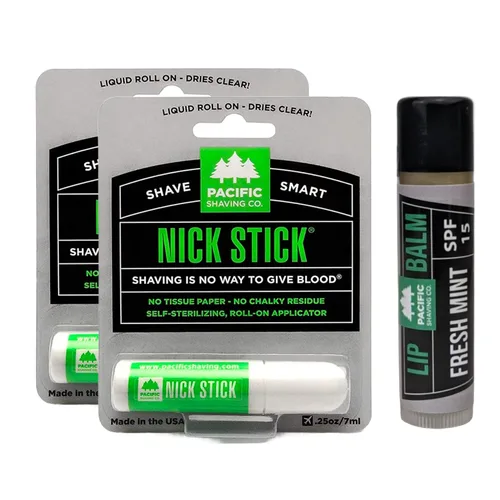 Miniatura 11 de Pacific Shaving Company Nick Stick - A Shave Essential - Pone Nicks en su lugar - Aplicador líquido roll-on, se seca transparente, con vitamina E