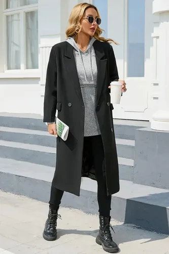 Miniatura 6 de Sosolism Sudadera con capucha de lactancia para mujer, de manga larga, con bolsillos