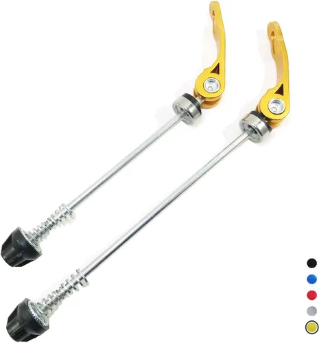 Miniatura 9 de DEER U Road Mountain Bicycle MTB Wheel Hub Front and Rear Skewers Quick Release Clip Bolt Lever Axle QR 145/180 mm, a Pair