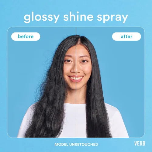 Miniatura 2 de VERB Glossy Shine Spray - Moisturizing Heat Protection Hair Spray - Adds High Shine and Primes for Styling - Vegan, No Parabens or Harmful Sulfates