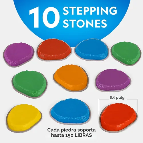 Miniatura 2 de NATIONAL GEOGRAPHIC Piedras de Equilibrio para Niños – Piedras Duraderas Antideslizantes que Fomentan el Equilibrio de los Niños Pequeños
