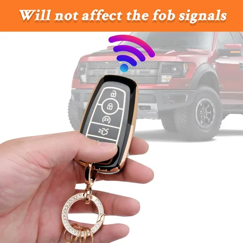 Miniatura 8 de Funda para llavero Ford, funda de TPU suave para llavero, protector para Ford Escape Expedition Explorer Fusion Mustang Ranger F150 F250 F350 F450