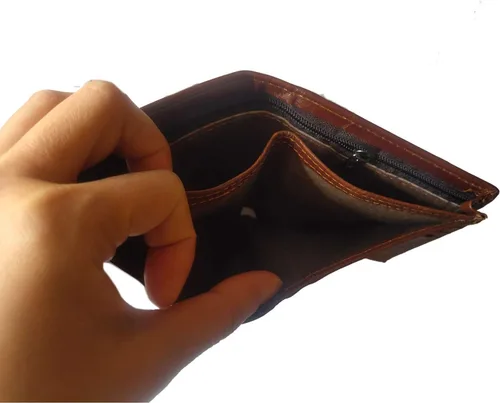 Miniatura 66 de Hombres Cool Eagle Wolf Caballo Totem Cuero Vaca Vertical Cartera Cremallera Multi-tarjeta Titular, Tótem de caballo, Minimalista