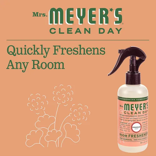 Miniatura 5 de Mrs. Meyer's Clean Day Ambientador en Spray para Habitaciones, Aroma de Geranio, 8 Fl oz (Paquete de 1)
