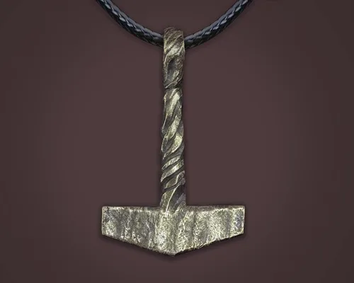 Miniatura 78 de Baldur Jewelry - Collar de martillo Thors Mjölnir - Colgante de martillo de Thor nórdico vikingo joyería vikingo - Collar Thor - Regalos Thor