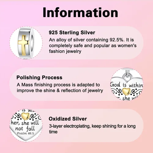 Miniatura 177 de Abalorios de plata de ley 925 con letras de la A ~ Z, para pulseras, collares, Día de San Valentín, Día de la Madre, joyería regalos para mujeres