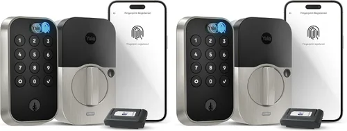 Miniatura 11 de Yale Assure Lock 2 Touch Cerrojo, Cerradura de puerta inteligente sin llave de ante negro con teclado de pantalla táctil conectado Z-Wave (ZW3)