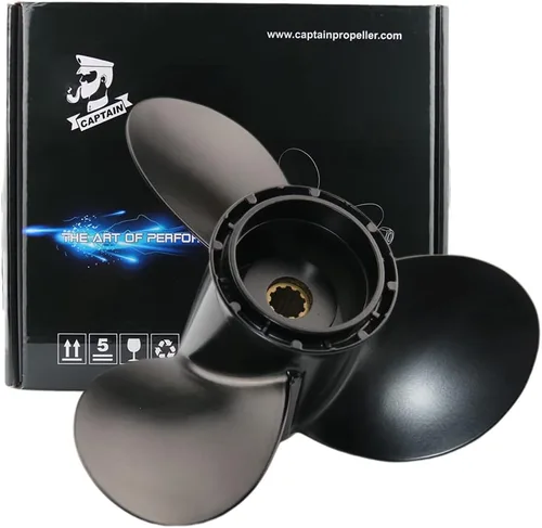 Miniatura 2 de Boatman Hélice 10 1/4x9 10 1/4x10 10 1/4x11 10 1/4x12 10 1/4x13 10 1/4x14 10 1/4x15 compatible con motor fueraborda Suzuki DT20 DT25 DF25 DT30