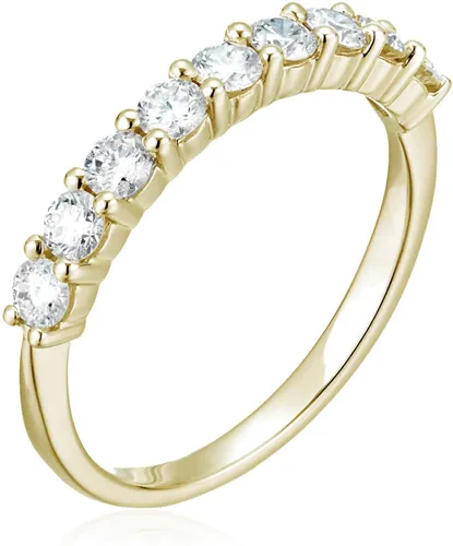 Miniatura 3 de Vir Jewels Anillo de compromiso de diamantes de 34 quilates (ctw) para mujer, anillo de compromiso redondo de diamantes de oro amarillo de 14
