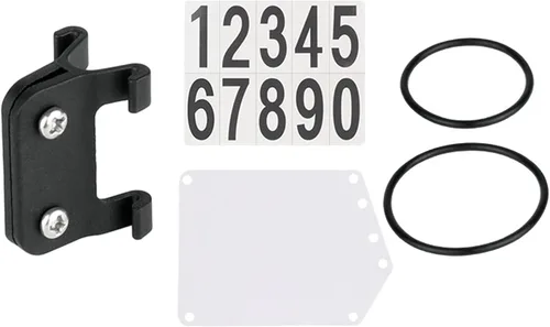Miniatura 6 de B Baosity Placa de matrícula y soporte Piezas fijas para accesorios de ciclismo Triatlón Race Bike, tubo no redondo