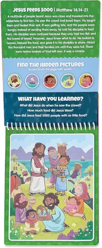 Miniatura 4 de Libro de Colorear de Escrituras con Revelado por Agua para Niños (Nuevo Testamento #2)