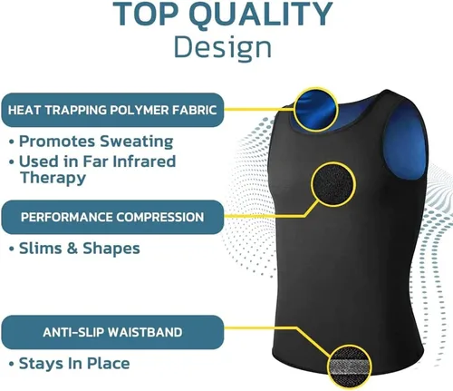 Miniatura 2 de CGTFY - Camiseta sin mangas de compresión de compresión para hombre, chaleco de compresión para hombre, A