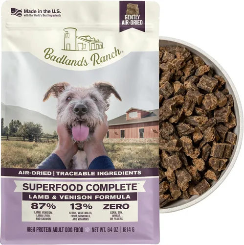 Miniatura 27 de BADLANDS RANCH by Katherine Heigl- Superalimento completo para perros adultos, secado al aire, alto en proteínas, sin relleno, nutrición