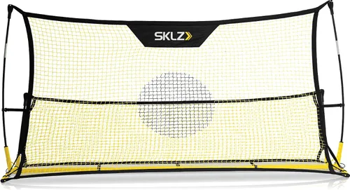 Miniatura 3 de SKLZ Quickster Entrenador de fútbol – Rebotador de pelota de doble cara para pasar, recibir y practicar atrapamiento – Red de rebote grande