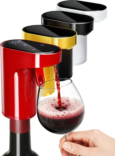 Miniatura 10 de Regalo para el Día del Padre Suministro para fiesta de vista de la Copa del Mundo, decantador de vino eléctrico 5 en 1 y dispensador inteligente