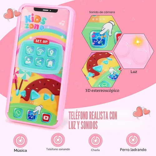 Miniatura 4 de Bolso de juego de simulación para niñas pequeñas, bolso para niños pequeños con juguetes de maquillaje de simulación para niños pequeños, juguetes