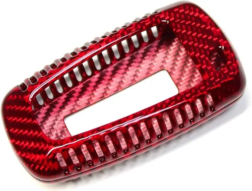 Miniatura 9 de Cubierta de llavero de fibra de carbono para Ford F-150 F150 Bronco Raptor R Off-Road 2018 2019 2020 2021 2022 2023 2024, Solo para Raptor, Estuche