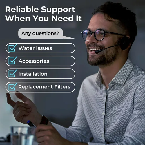 Miniatura 8 de iSpring RO5004F - Sistema de filtro de agua por ósmosis inversa con UV, probado por SGS, reducción de PFAS y TDS, sistema de 500 GPD bajo el Blanco