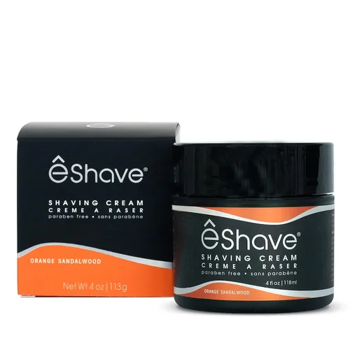 Miniatura 10 de eShave Crema de afeitar para hombres de 4 onzas, almendra, evita la irritación del afeitado y las quemaduras de afeitar, genera una rica espuma