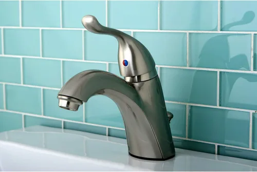 Miniatura 3 de Kingston Brass KB6408YL - Grifo de baño de una sola manija de 4 pulgadas, níquel cepillado