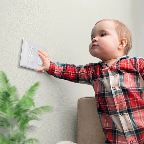 Miniatura 6 de Protector de interruptores de luz de pared, cubierta de interruptor de luz, protector de placa de interruptor de luz a prueba de niños, protege tus