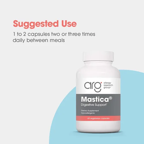 Miniatura 6 de Allergy Research Group ARG Mastica Soporte digestivo – Apoya la comodidad digestiva – Ofrece 1000 mg de resina de goma de masilla Chios por porción