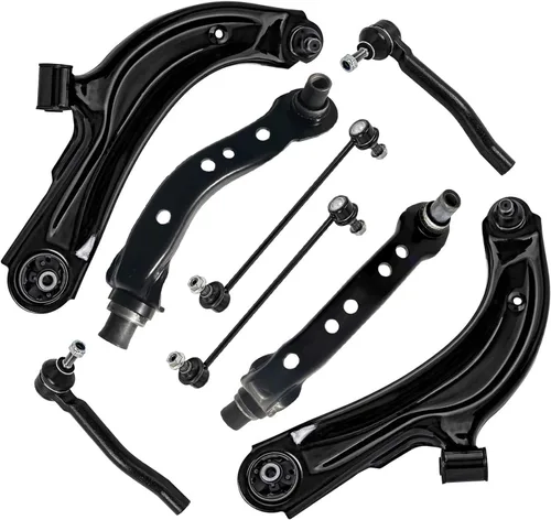 Miniatura 9 de Detroit Axle - Kit de brazos de control de extremo delantero de 8 piezas para Dodge Dakota 00-04, Durango 00-03, 4 brazos de control superior e