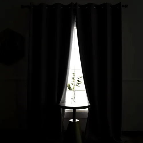 Miniatura 6 de YGO - Cortinas verdes de 183 cm de ancho por 213 cm de largo para dormitorio - Cortinas opacas con ojales en la parte superior, extra anchas