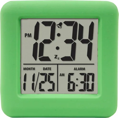 Miniatura 2 de Equity 70913 Reloj despertador digital de silicona azul con retroiluminación bajo demanda