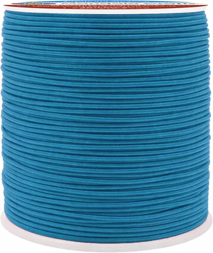 Miniatura 53 de Mandala Crafts Cuerdas elásticas color burdeos de 0.079 pulgadas para hacer joyas y cuentas, cuerda elástica de 76 yardas, hilo elástico redondo