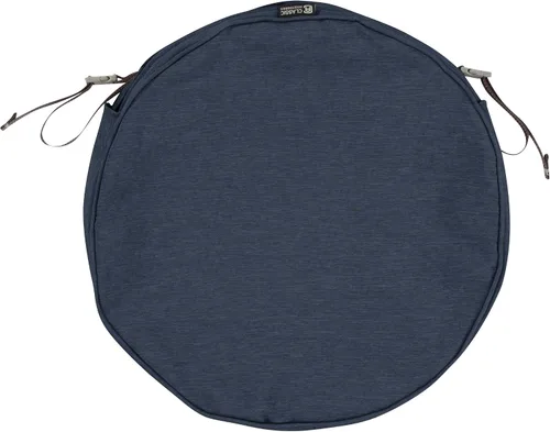 Miniatura 11 de Classic Accessories Montlake - Funda de cojín de asiento redonda resistente al agua para silla de exterior con forro deslizante, 18 x 2 pulgadas