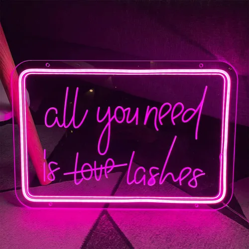 Miniatura 12 de Letrero de neón con texto en inglés "Yay It's Wax Day", decoración de arte 3D, diseño de talla artística en 3D, para interiores, dormitorio, luz