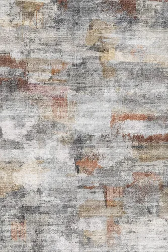 Miniatura 2 de vivorug Alfombra lavable ultra suave de 4 x 6 pies, antideslizante abstracta pequeña, alfombra resistente a las manchas para sala de estar